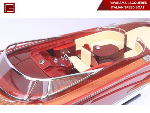 Rivarama Lacquered Italian Speed Boat-09