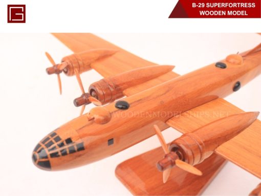 B-29 Superfortress Wooden Model-04