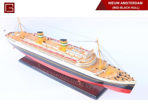 Nieuw Amsterdam (red Black Hull)-12