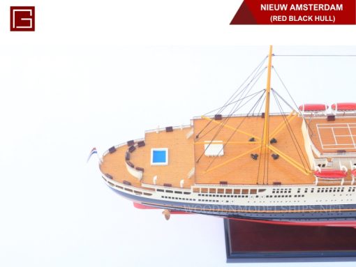 Nieuw Amsterdam (red Black Hull)-16