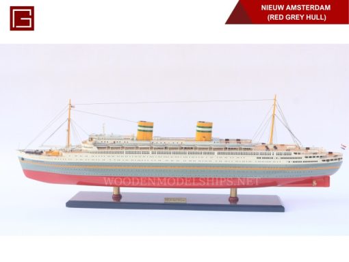 Nieuw Amsterdam (red Grey Hull)-01