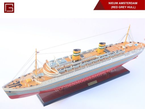 Nieuw Amsterdam (red Grey Hull)-09