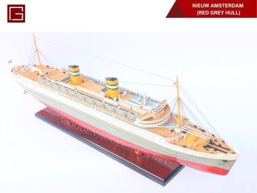 Nieuw Amsterdam (red Grey Hull)-12