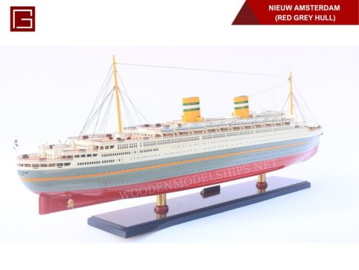 Nieuw Amsterdam (red Grey Hull)-21