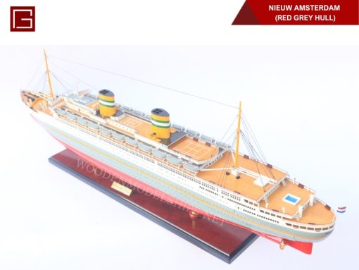 Nieuw Amsterdam (red Grey Hull)-24