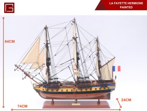 La Fayette Hermione Painted-12