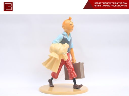 Herge Tintin Tintin On The Way Resin Standing Figure Figurine-10