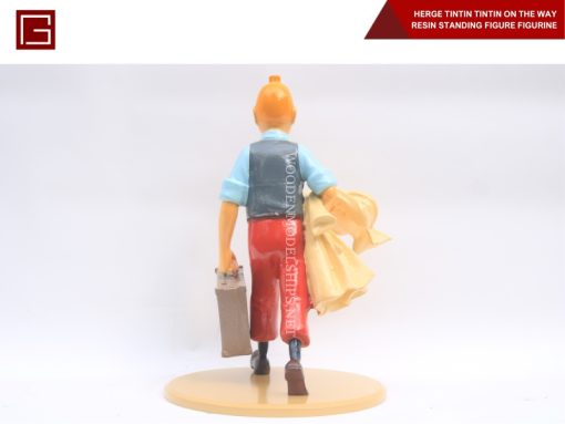 Herge Tintin Tintin On The Way Resin Standing Figure Figurine-12