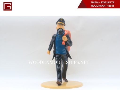 Tintin-statuette Moulinsart 45935-haddock Sac Baluchon-les 7 Boules De Cristal (1)
