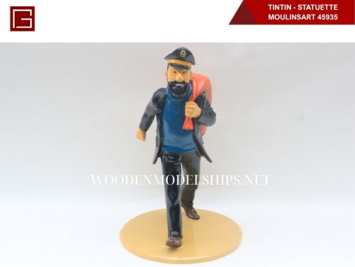 Tintin-statuette Moulinsart 45935-haddock Sac Baluchon-les 7 Boules De Cristal (2)