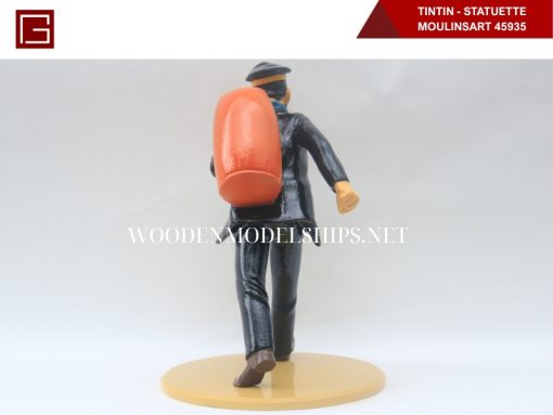 Tintin-statuette Moulinsart 45935-haddock Sac Baluchon-les 7 Boules De Cristal (5)