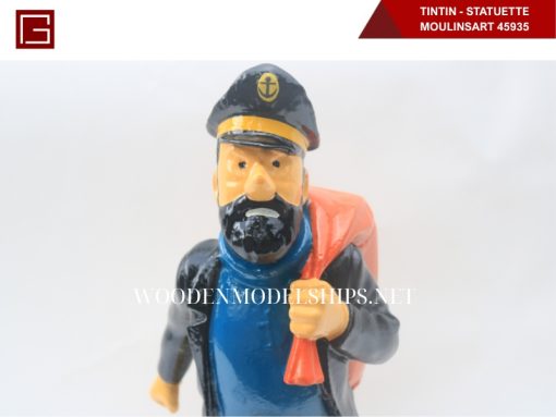 Tintin-statuette Moulinsart 45935-haddock Sac Baluchon-les 7 Boules De Cristal (6)