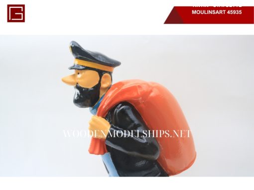 Tintin-statuette Moulinsart 45935-haddock Sac Baluchon-les 7 Boules De Cristal (7)
