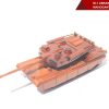 M-1 Abrams Tank Mahogany Wood-06