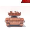 M-1 Abrams Tank Mahogany Wood-07