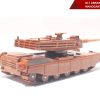 M-1 Abrams Tank Mahogany Wood-08