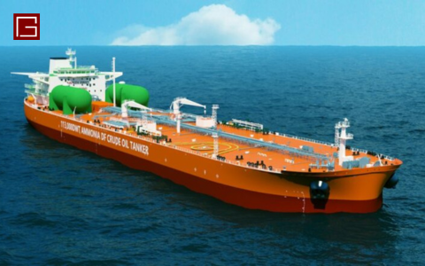 Aframax Crude Oil Tanker.