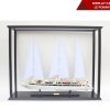 Display Case For Le Ponant 80cm Hull Long With Leg And Plexiglass-01