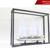 Display Case For Le Ponant 80cm Hull Long With Leg And Plexiglass-03