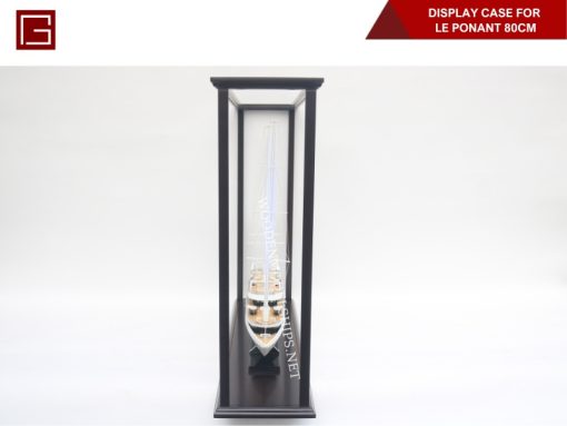 Display Case For Le Ponant 80cm Hull Long With Leg And Plexiglass-04