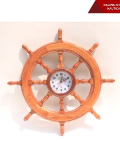Nagina International Hs 24inch Nautical Ship Wheel Clock-01