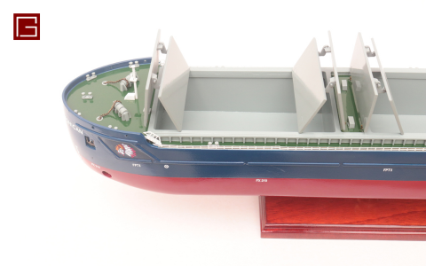 The Cargo Holds Of Bulk Carriers Are Large And Spacious, Capable Of Storing A Wide Variety Of Bulk Commodities.